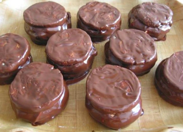 Skvělý recept na nugátová kolečka s marmeládou