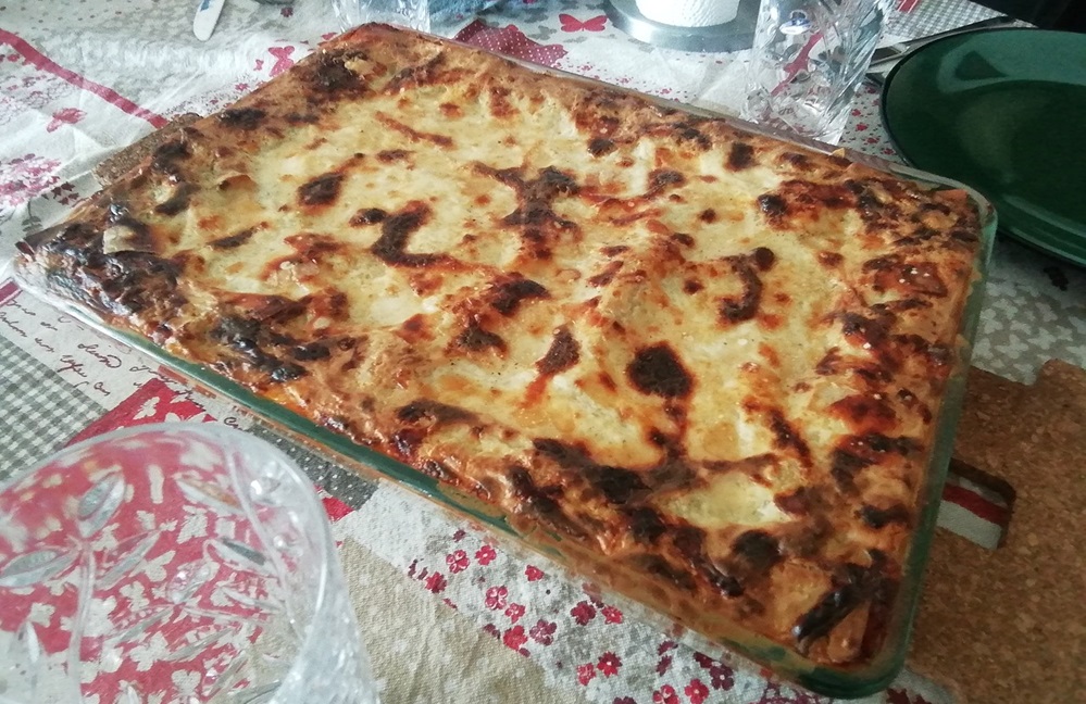 Sladké ovocné lasagne s tvarohem