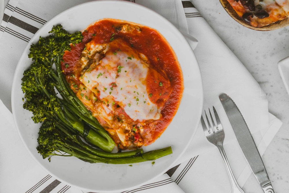 Netradiční bezmasé lasagne ze zeleniny