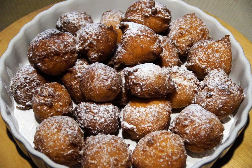 Sladké fritule (kobližky) z jogurtu
