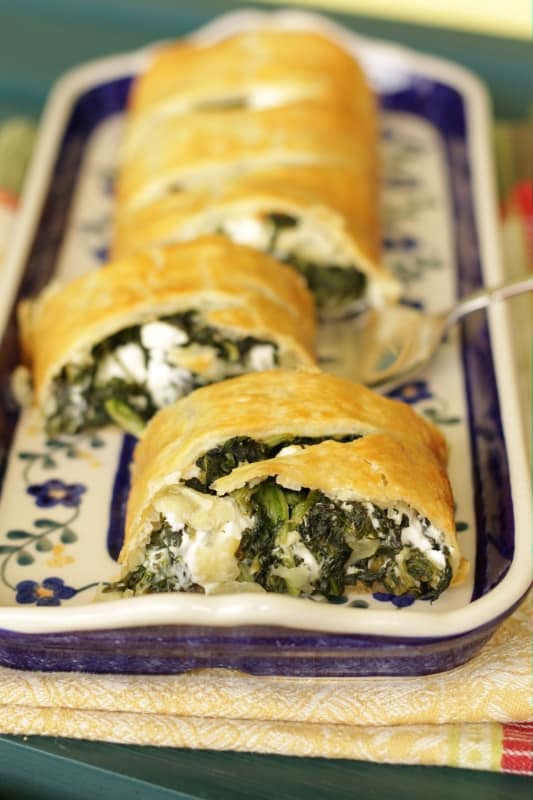 Rychlý recept na špenátový závin z listového těsta