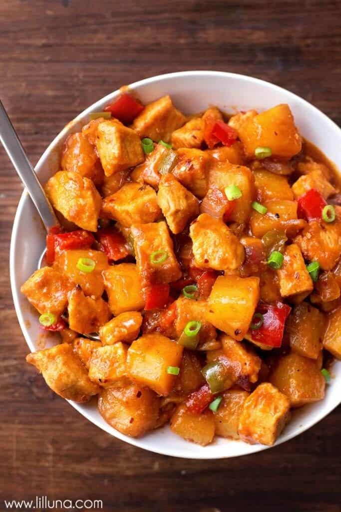 Nejlepší recept na ananasové kuřecí nudličky