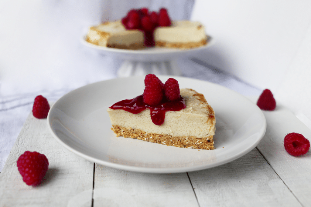 Nepečený vegan cheesecake