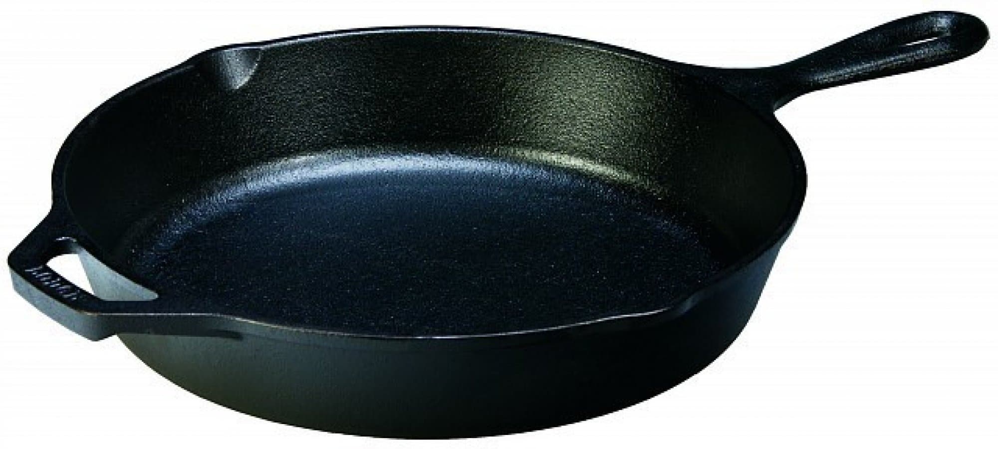Kvalitní pánev z litiny značky Lodge o průměru 30 cm.
