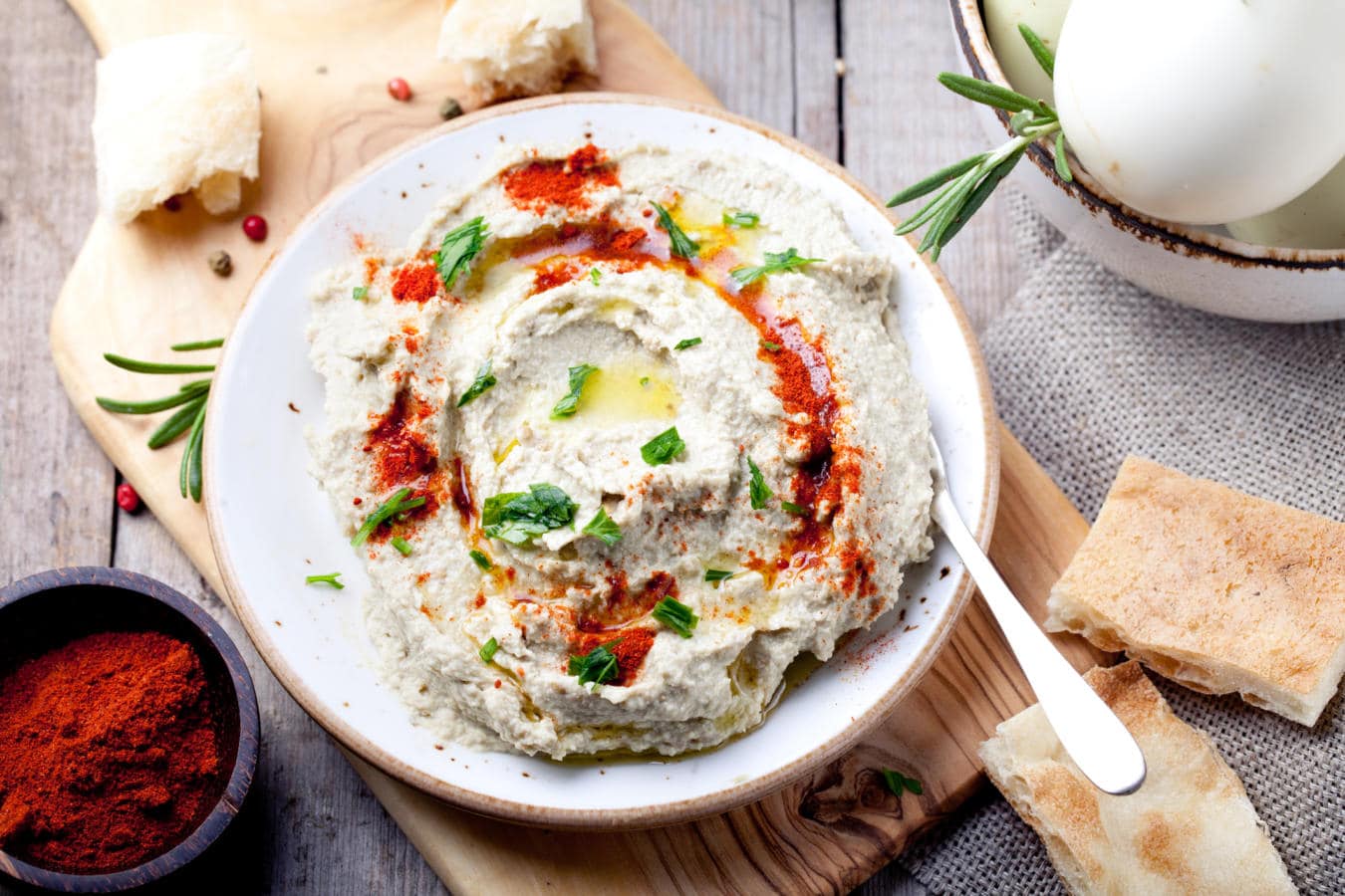 Baba ghanoush – lilková pomazánka s majonézou