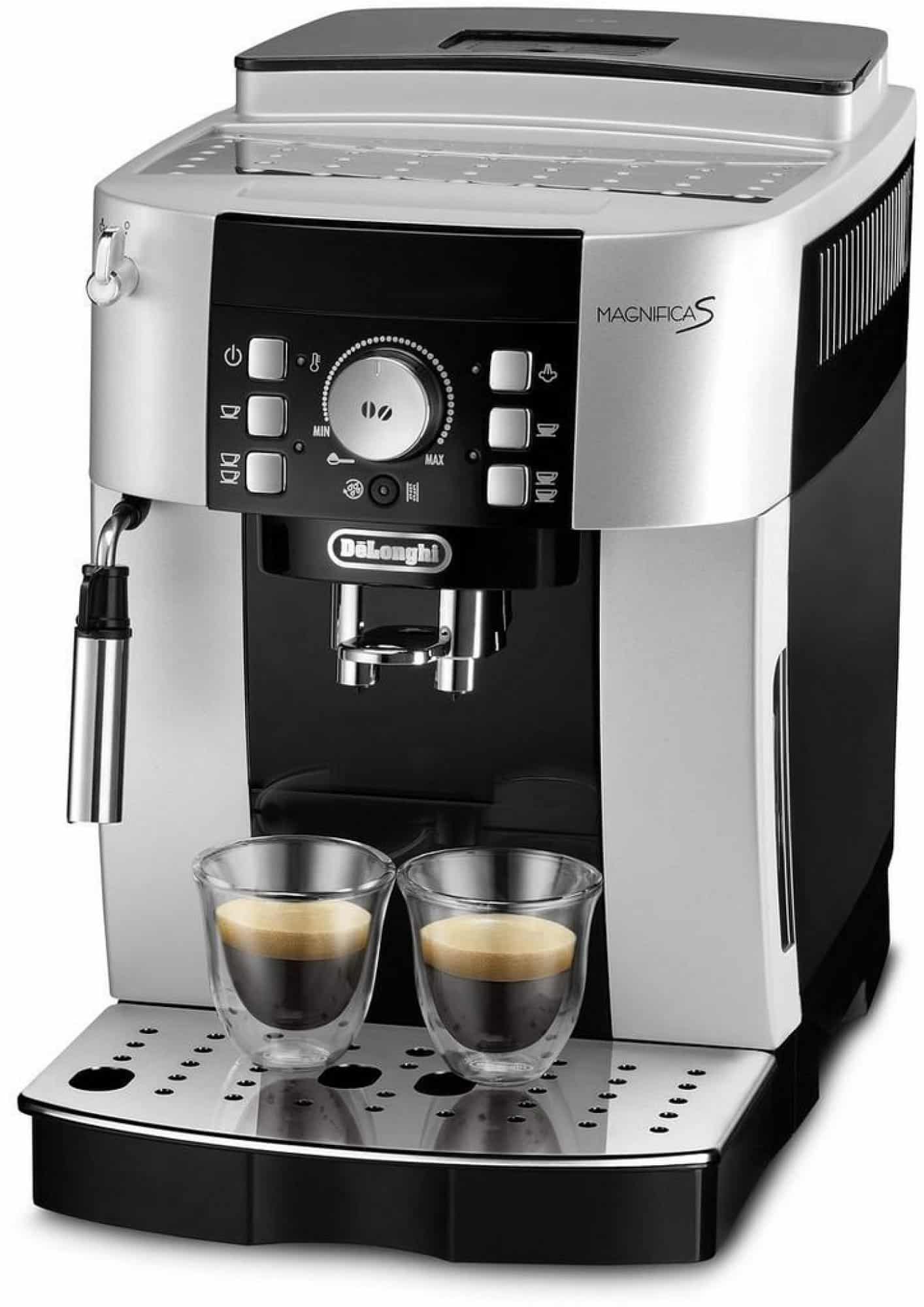 Plně automatický kávovar značky DeLonghi.