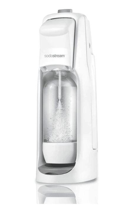 Domácí výrobník perlivé vody bílý od SodaStream.