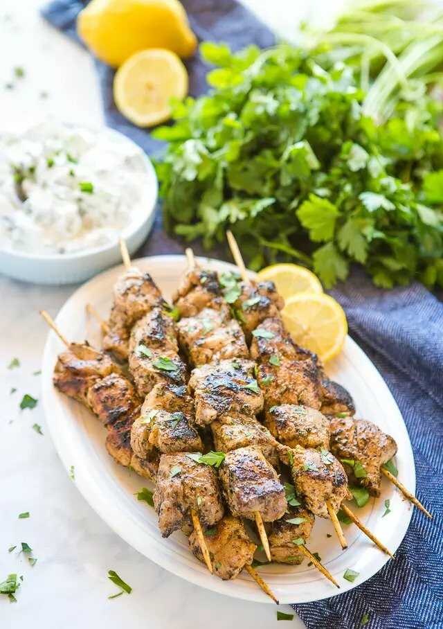 Vepřové souvlaki
