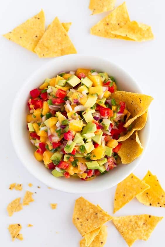 Mango avokádová salsa k nachos