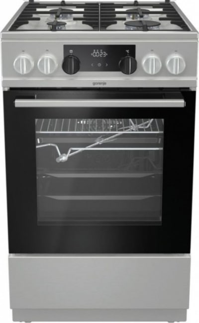 Plynový sporák s elektrickou troubou od Gorenje.