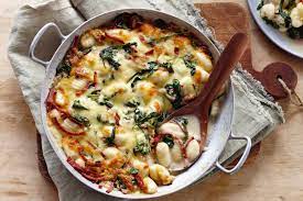 Zapečené gnocchi se sýrem