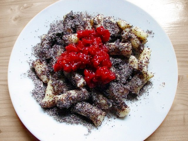 Bramborové šišky s mákem